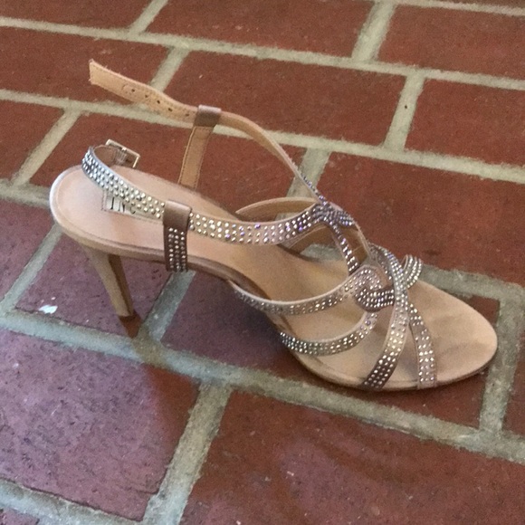 Tan with sequin shoes - Picture 2 of 2